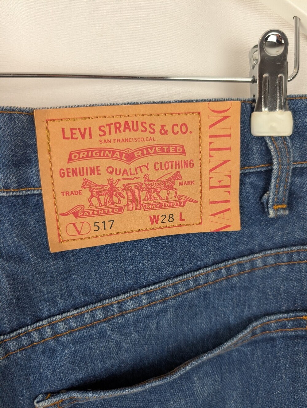 Valentino x Levis 517 jeans size 28 BNWT - Picture 5 of 9